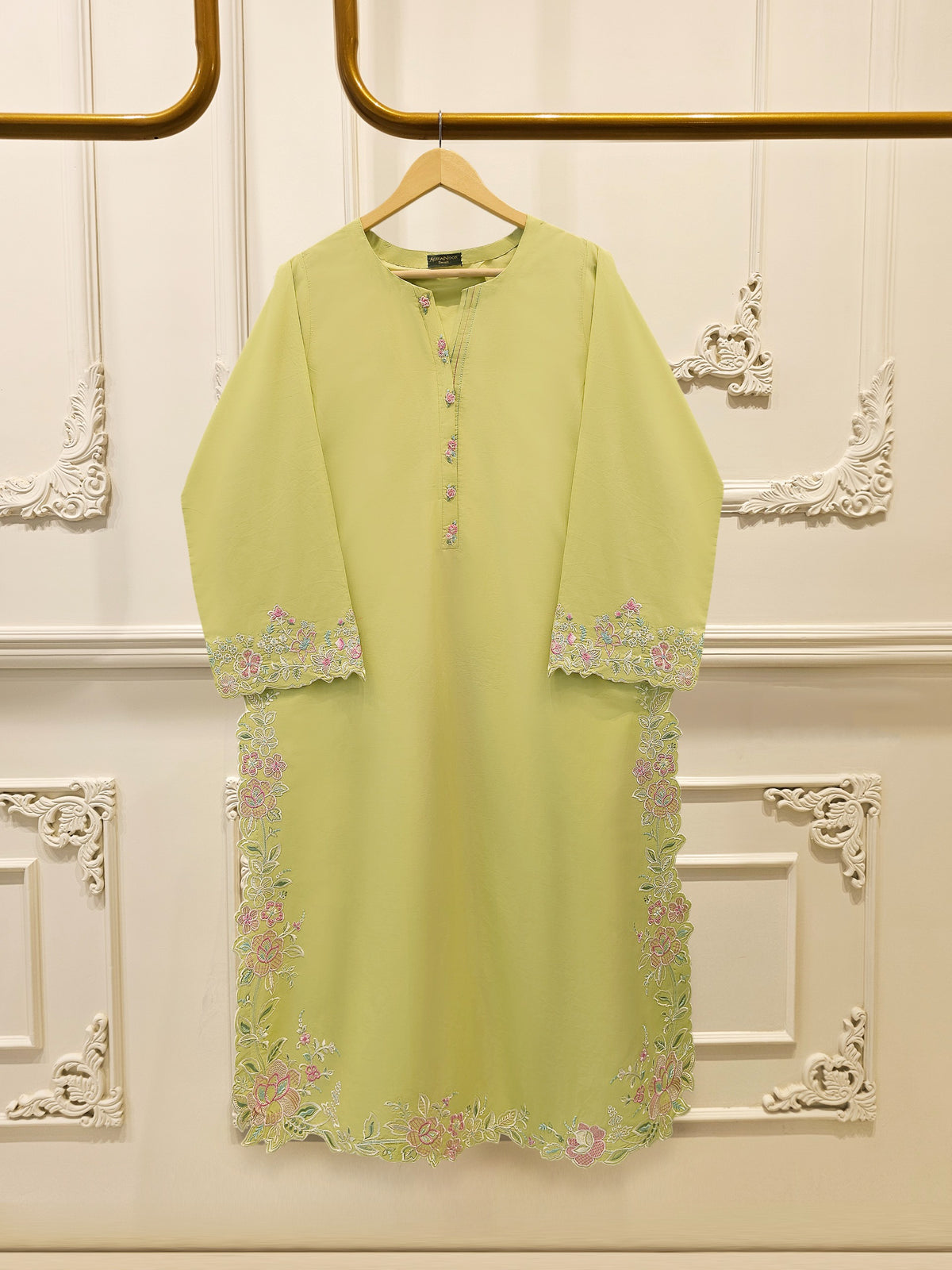 2 Piece - Embroidered Cambric Suit S115662