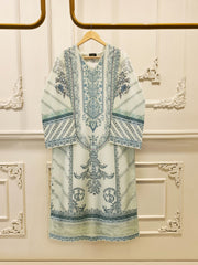 Digital printed lawn shirt-S115661
