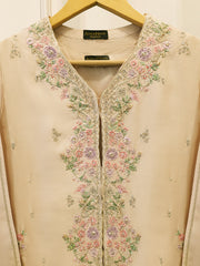 2 Piece- Pure Sheesha Silk Embroidered Suit S115651