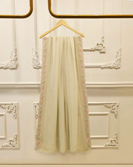 3 Piece - Pure Embroidered Chiffon Suit S115760