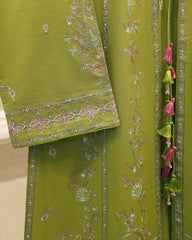 2 Piece - Embroidered Khaddar Suit S115755