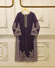 2 Piece- Pure  Sheesha Silk Embroidered Suit S115765