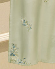 3 Piece- Pure  Sheesha Silk Embroidered Suit S115768
