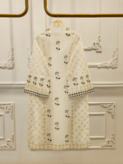 3 Piece - Hand Block Printed Kora Cotton Suit  S113520