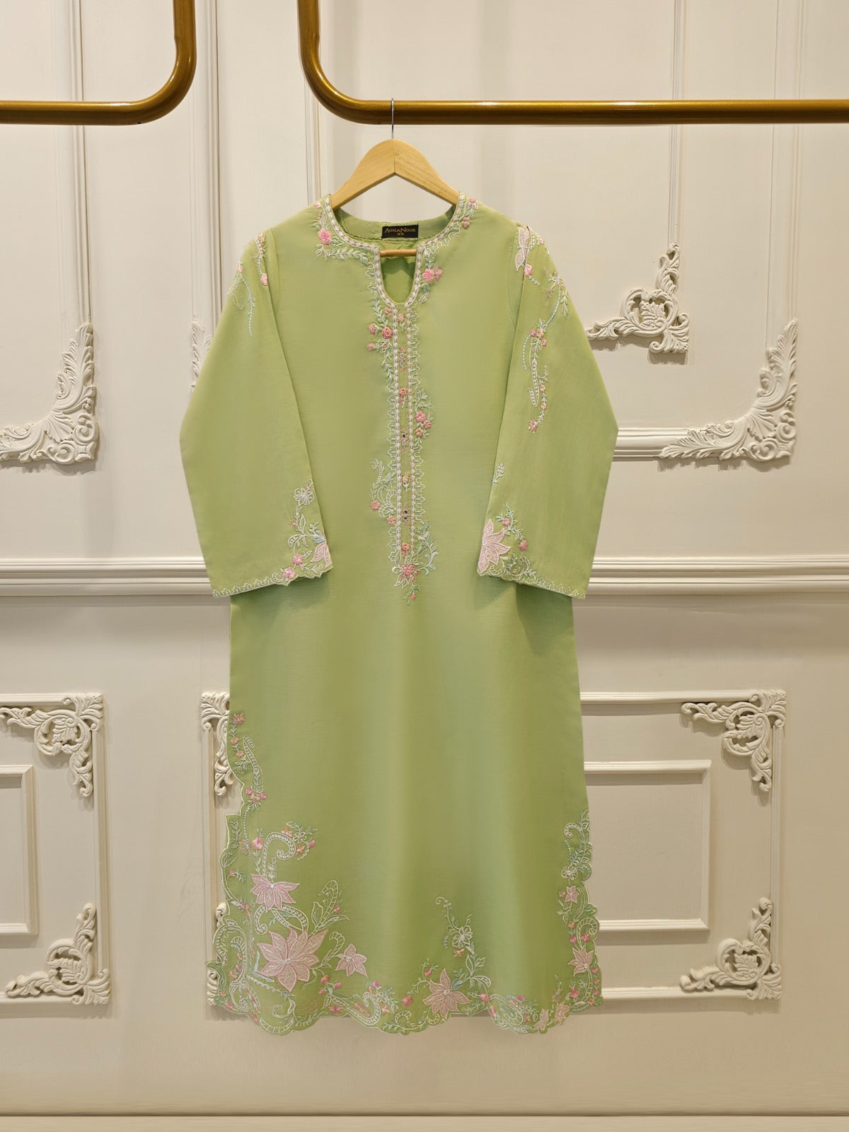 2 Piece - Embroidered Kora Cotton Suit  S113807