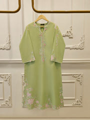 2 Piece - Embroidered Kora Cotton Suit  S113807