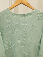 3 Piece - Pure Embroidered Cotton Net Suit S111867