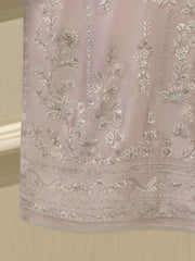 3 Piece- Pure  Sheesha Silk Embroidered Suit S115624