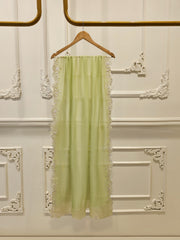 3 Piece - Pure Embroidered Cotton Net Suit S111819