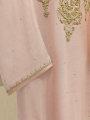 2 Piece - Pure Cotton Net Embroidered Suit S111705
