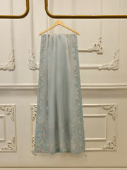 3 Piece - Pure Khaddi Silk Embroidered Suit S114390