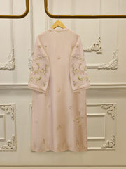 Pure Embroidered Sheesha Silk Shirt S114093