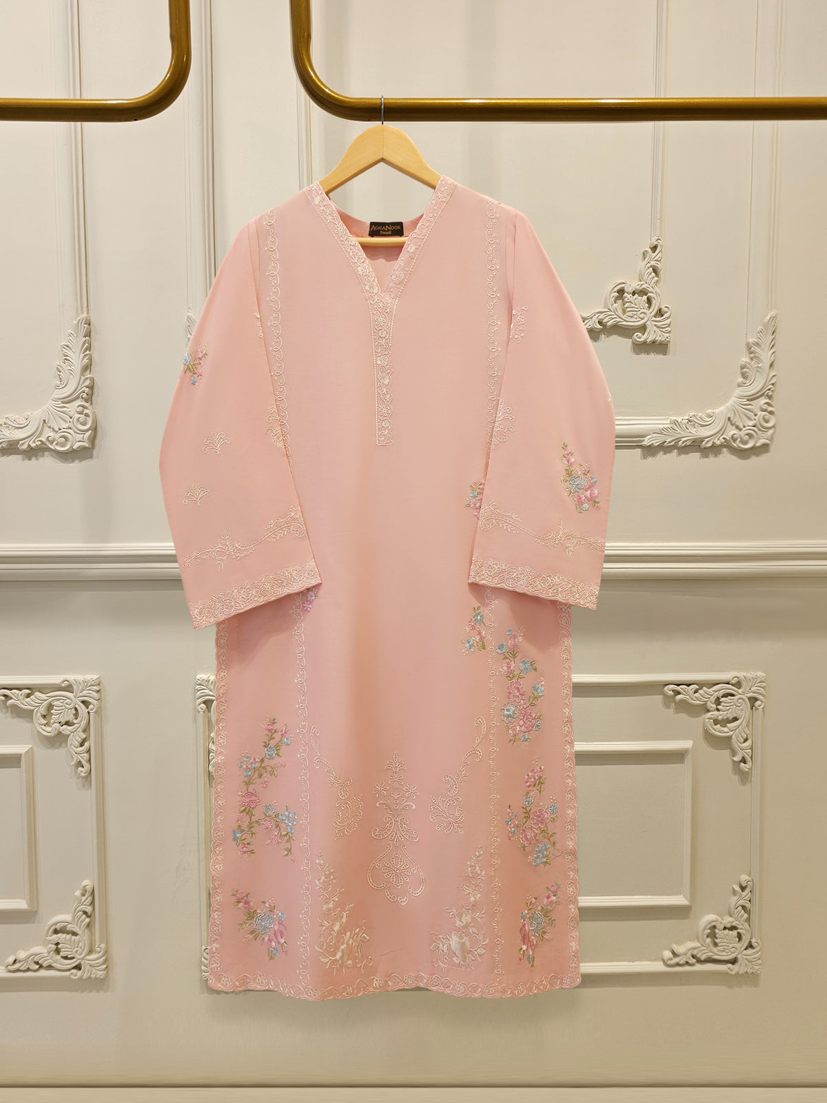 2 Piece - Embroidered Cambric Suit S115304