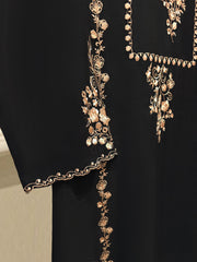 2 Piece - Pure Embroidered Cotton Net Suit S111858