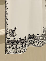 2 Piece - Pure Embroidered Cotton Net Suit S111780