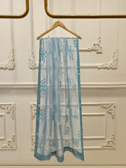 3 Piece - Pure Embroidered Cotton Net Suit S111765