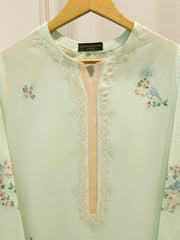 2 Piece - Embroidered Cambric Suit S114092