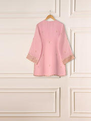 3 Piece- Pure Cotton Net Embroidered Suit S111108