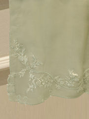 Pure Embroidered Organza Shirt S113948