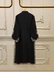 2 Piece - Pure Embroidered Cotton Net Suit S111841