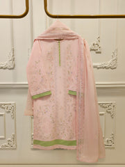 2 Piece - Embroidered Cambric Suit S114091