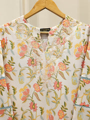 2 Piece - Digital Printed Embroidered Lawn Suit S111708