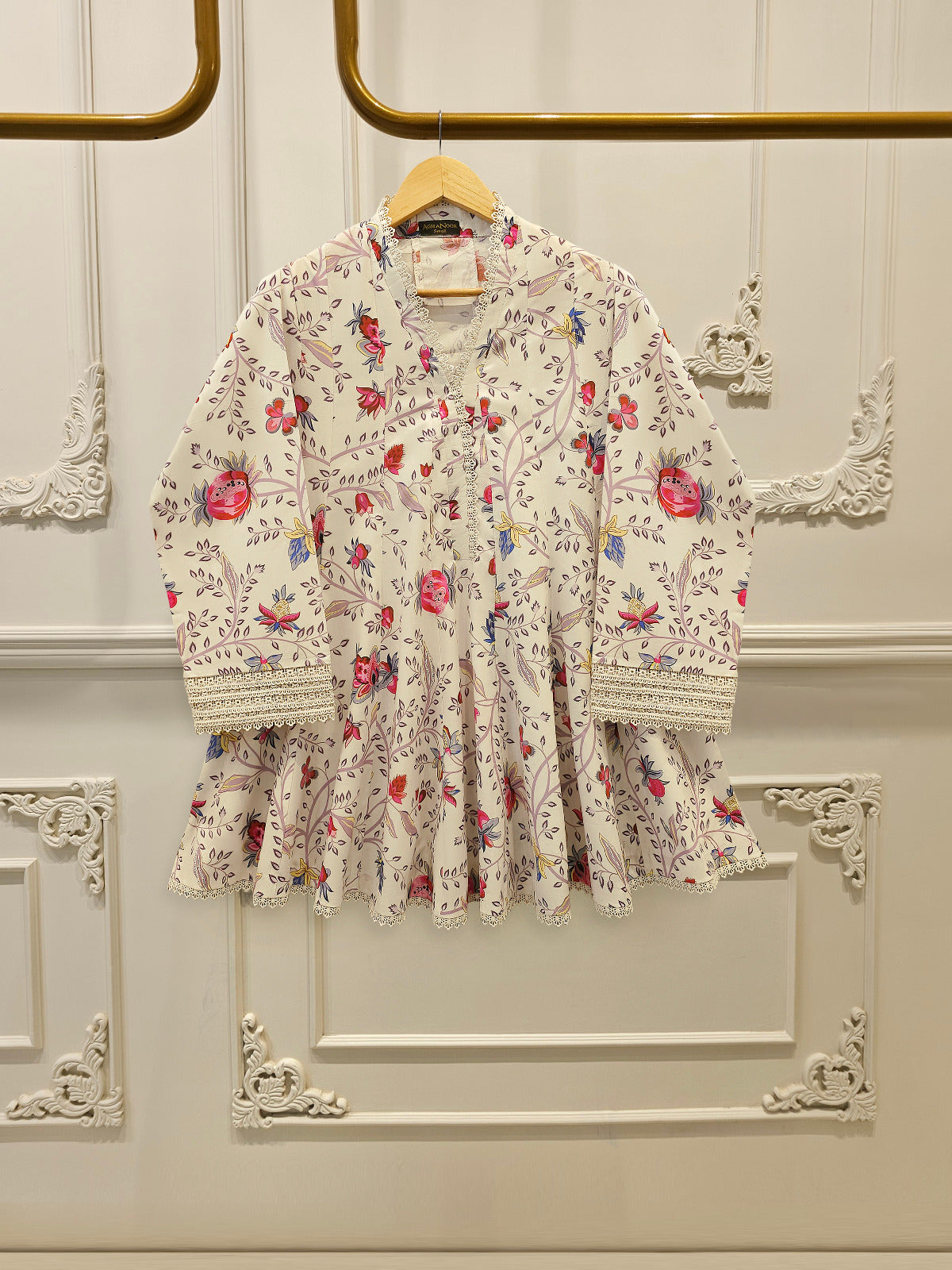 2 Piece - Digital Printed  Cambric Suit S113517