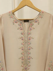 Pure Embroidered Sheesha Silk Shirt S114006