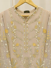 2 Piece - Pure Embroidered Cottone Net Suit S113511