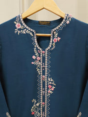 2 Piece - Embroidered Kora Cotton Suit  S113808
