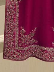 3 Piece- Pure Khadi Silk Embroidered Suit S113723