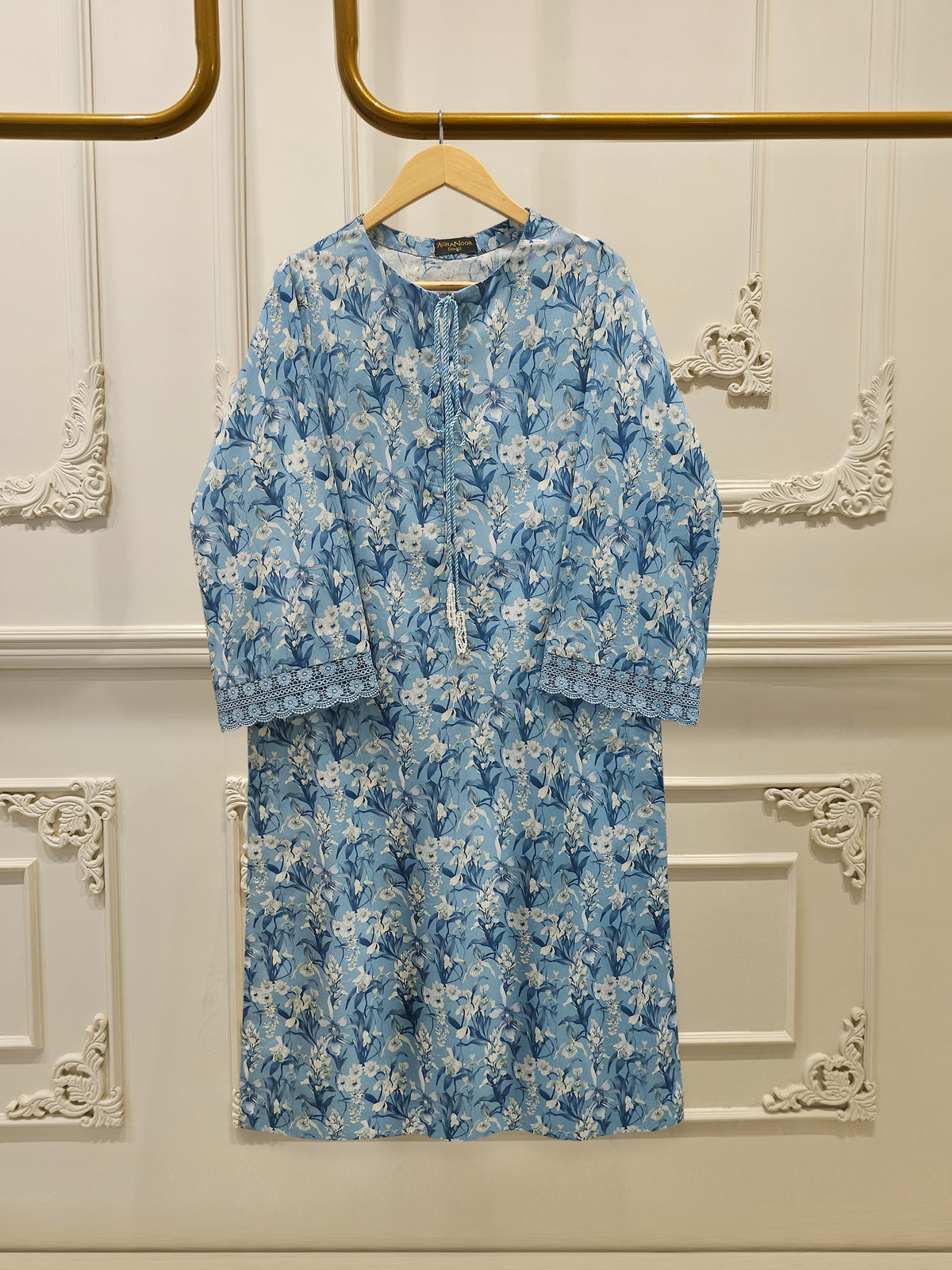 2 Piece - Digital Printed  Cambric Suit S113651