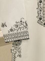 2 Piece - Embroidered Cambric Suit S114753