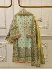 2 Piece - Digital printed Cambric Suit S115566