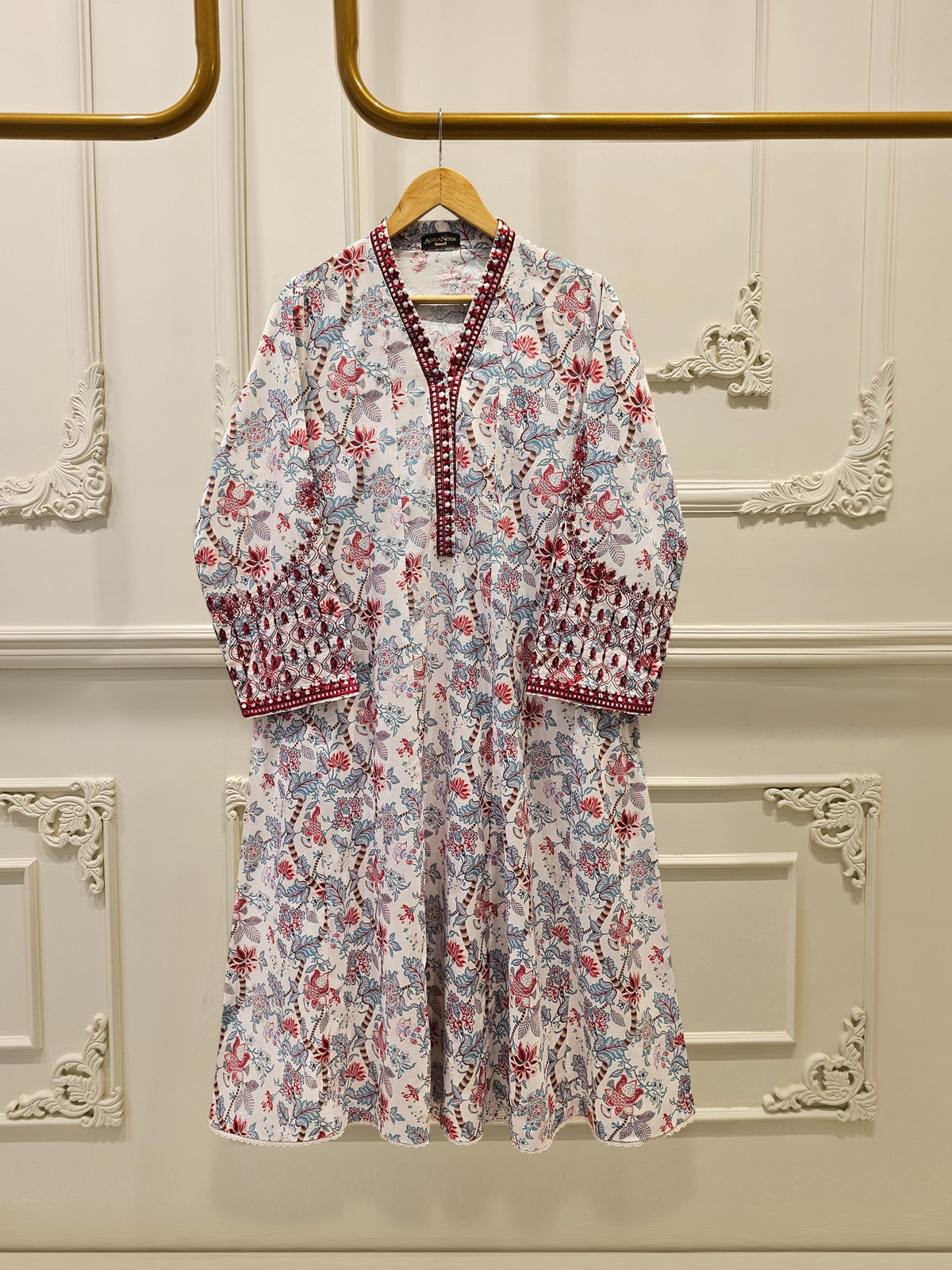 2 Piece - Digital Printed Embroidered Lawn Suit S111734