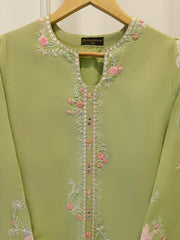 2 Piece - Embroidered Kora Cotton Suit  S113807