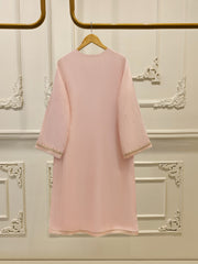 2 Piece - Pure Cotton Net Embroidered Suit S111705