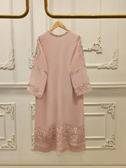 3 Piece - Pure Embroidered Cotton Net Suit S111774